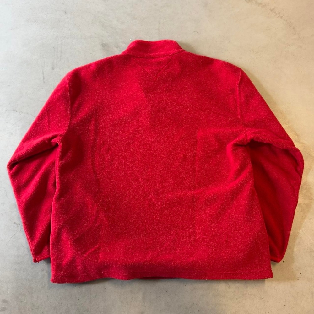 Vintage red Tommy Hilfiger Synchilla outdoor hiking style snap fleece - Picture 3 of 6